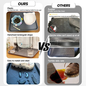 Wataniya Pet boot tray in entryway traps mud for easy cleaning