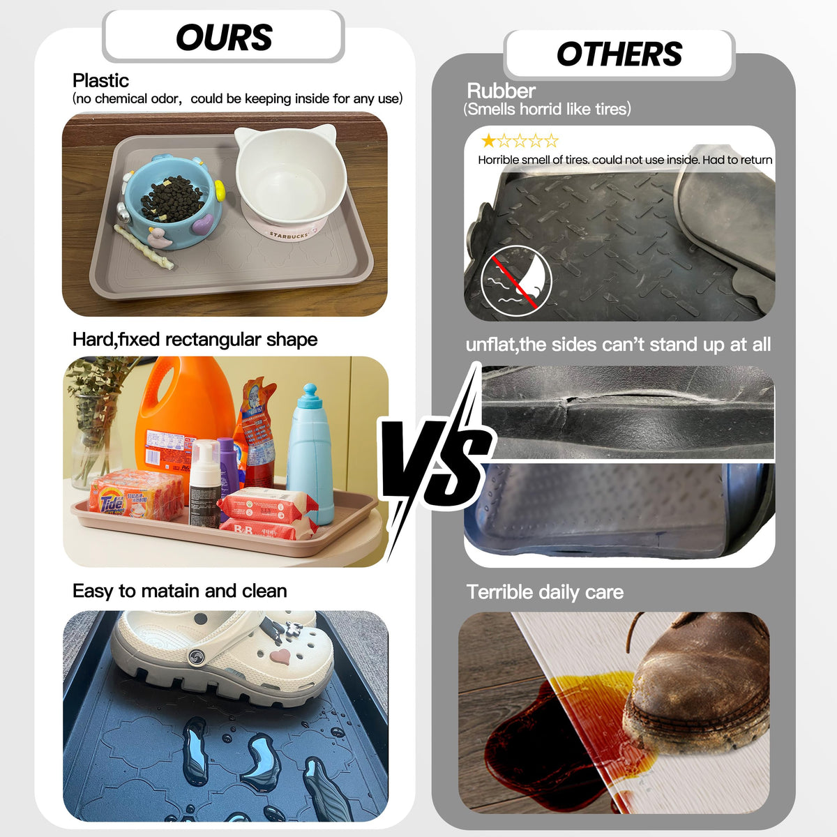 WATANIYA PET boot tray under sink use catches drips