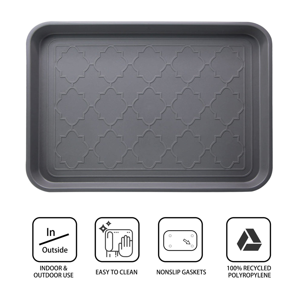 Wataniya Pet boot tray under sink catches water and drips