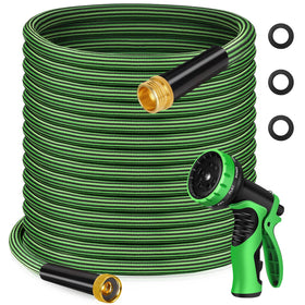 Watato garden hose 100ft non-expandable for steady watering and cleaning tasks.