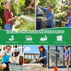 Watato garden hose 100ft outdoor use for garden, patio, and car washing.