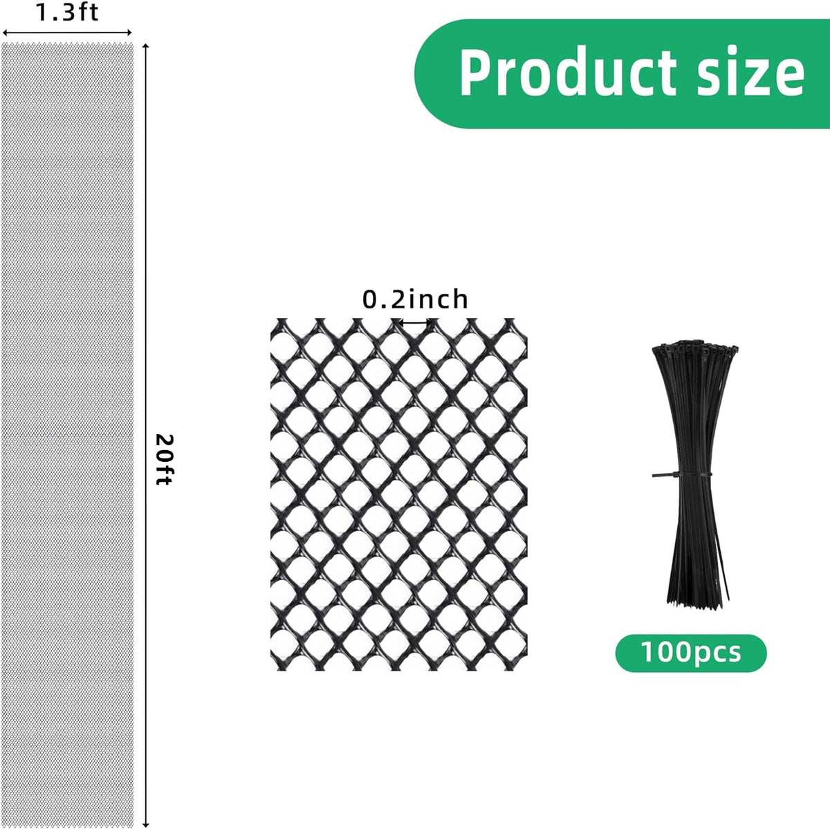 Watayo mesh tree guard with ties ready to secure around a sapling