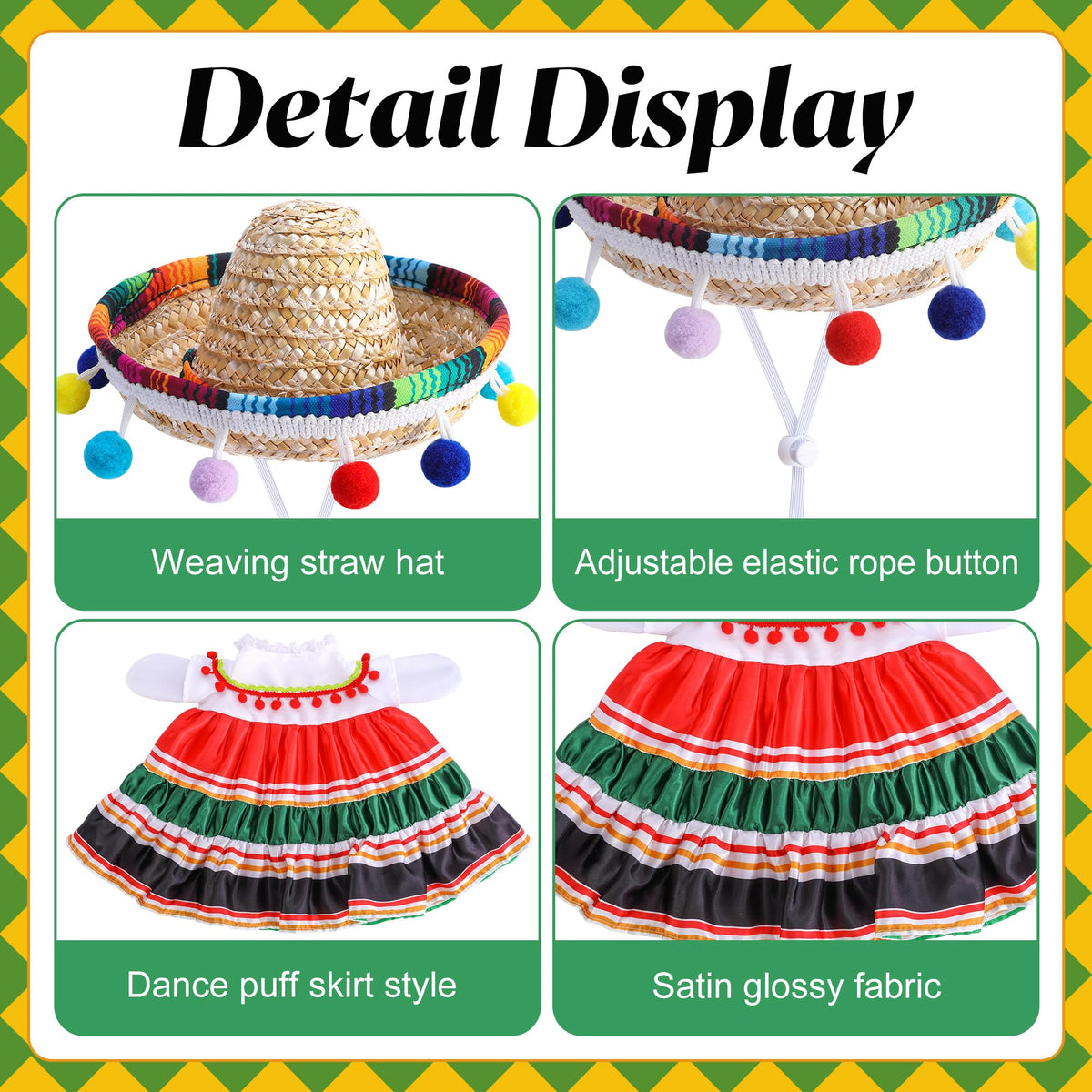 Watayo Cinco de Mayo goose outfit adds color to yard decor.