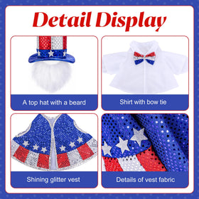 Watayo sequin vest and bow tie shine in sunlight