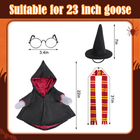 Watayo witch hat for goose provides playful witch look