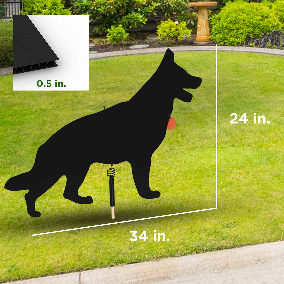 Chemical free humane deterrent safe for pets and wildlife