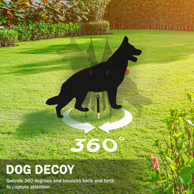 Consistent predator signal through dog silhouette deters wildlife