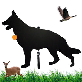 Watch Dog Goose Patrol lone dog decoy deters geese with a realistic visual threat