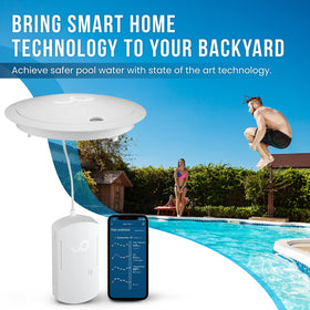 WaterGuru Sense S2 Wi-Fi setup dashboard enables easy daily monitoring.