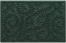 WaterHog Boxwood front door mat with rugged ridges traps dirt at entry