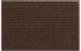 WaterHog Squares front door mat closeup texture showing durable ridged design