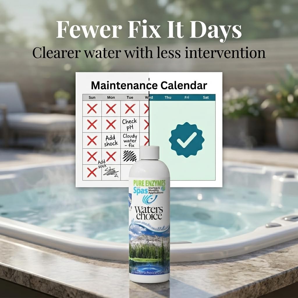 Waters Choice Pure Enzymes for Spas ideal for family spa use