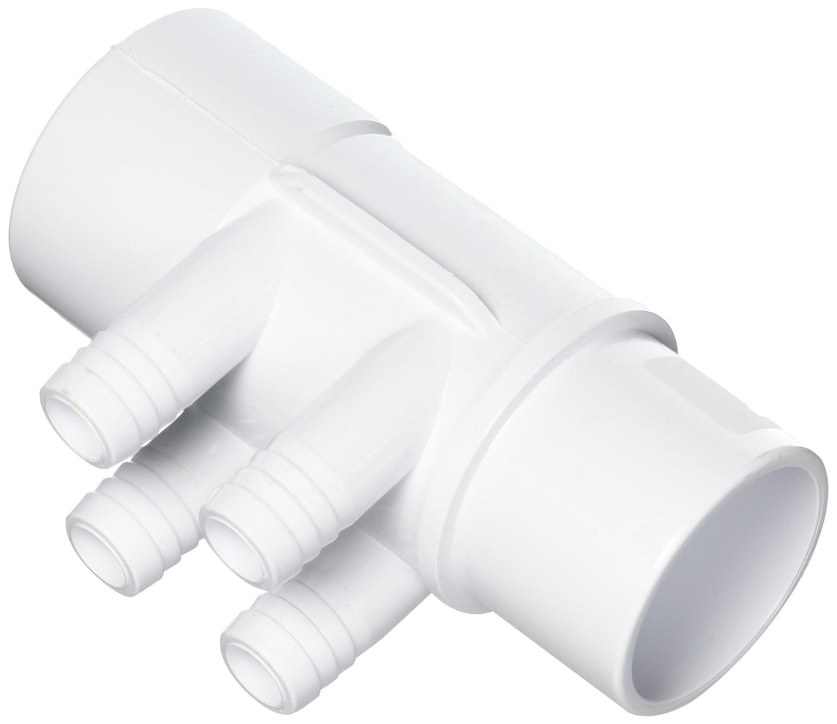 Waterway Plastics 672-7140 manifold with four ports and 3/4 inch barbs for spa plumbing