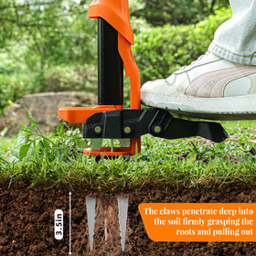 WATFIGBY weed puller with 4 manganese steel claws for deep-root removal.