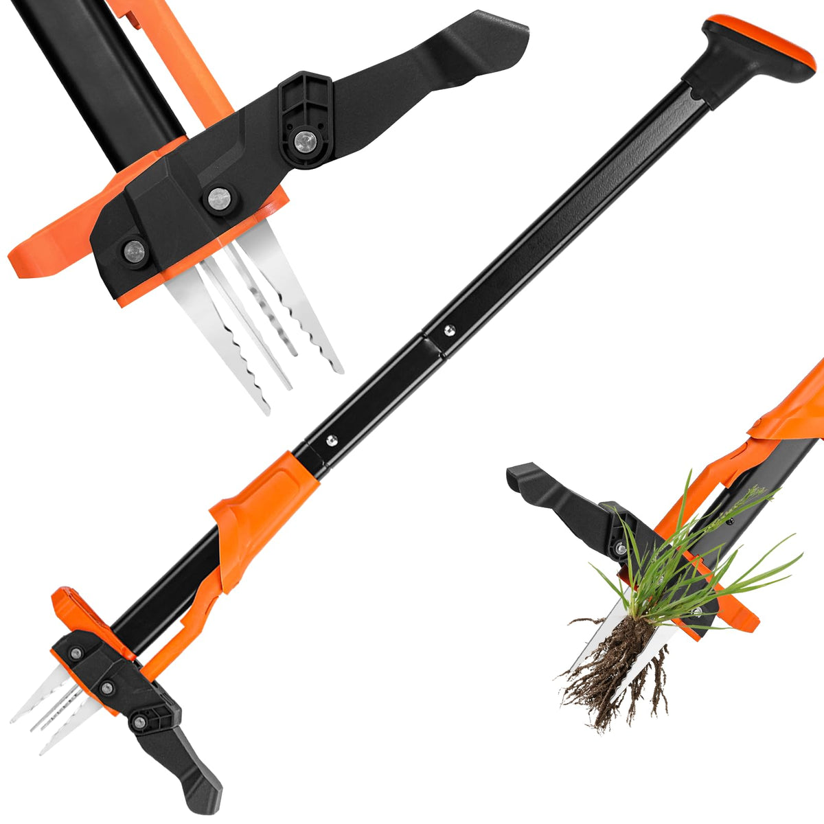 WATFIGBY weed puller stand-up design for easy, upright weeding.