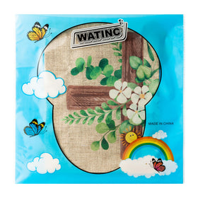 Watinc floral eucalyptus detail flag for fresh porch appeal