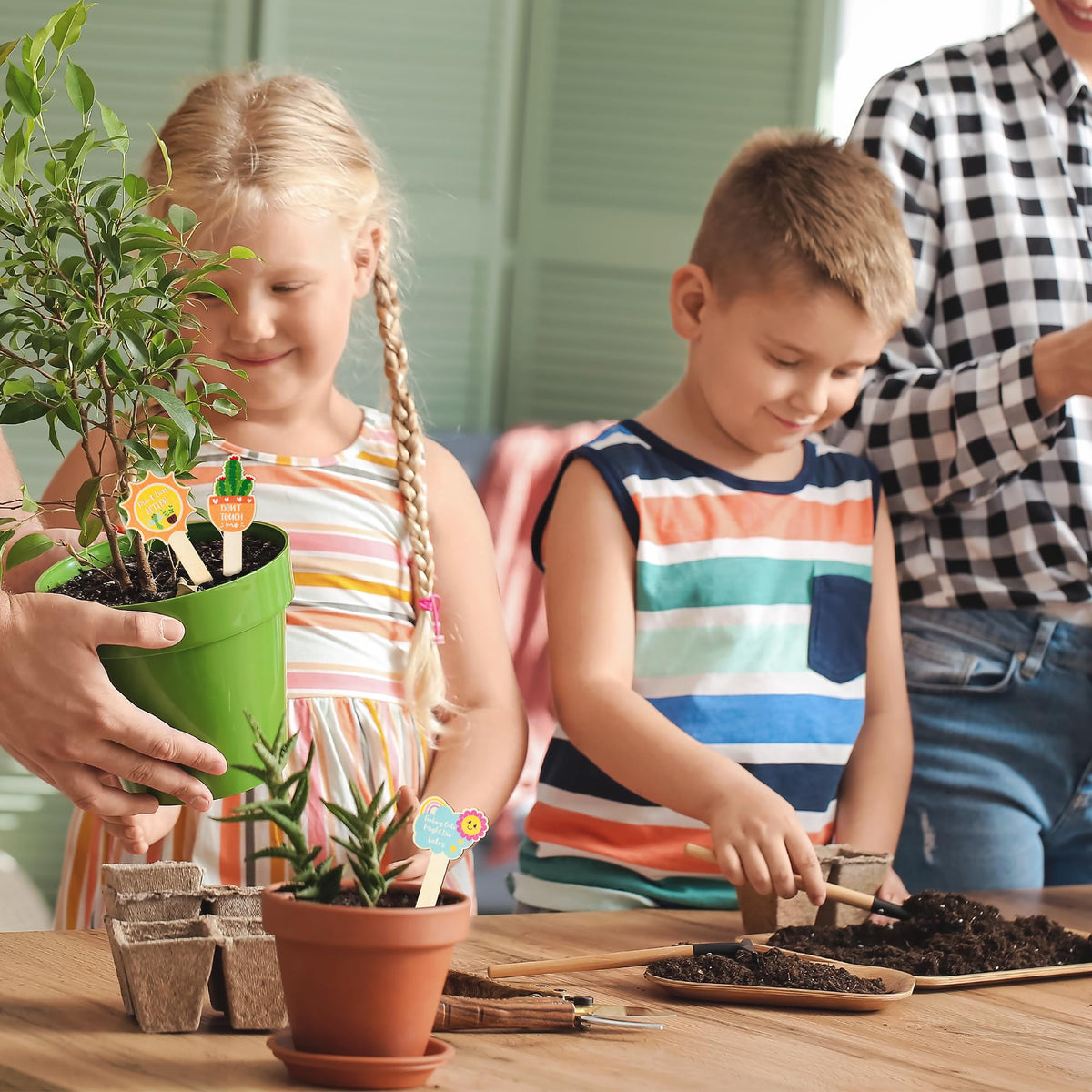 Ideal for indoor or outdoor labeling and organization.