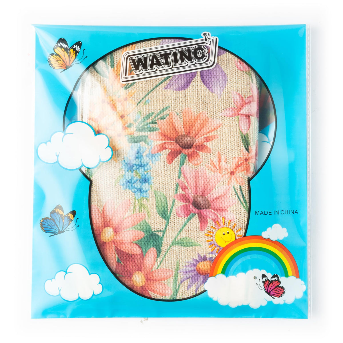 WATINC spring-summer decor flag lends peaceful ambiance to outdoor spaces.