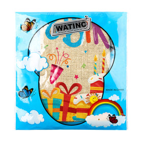 WATINC lightweight flag easy to transport to parties.
