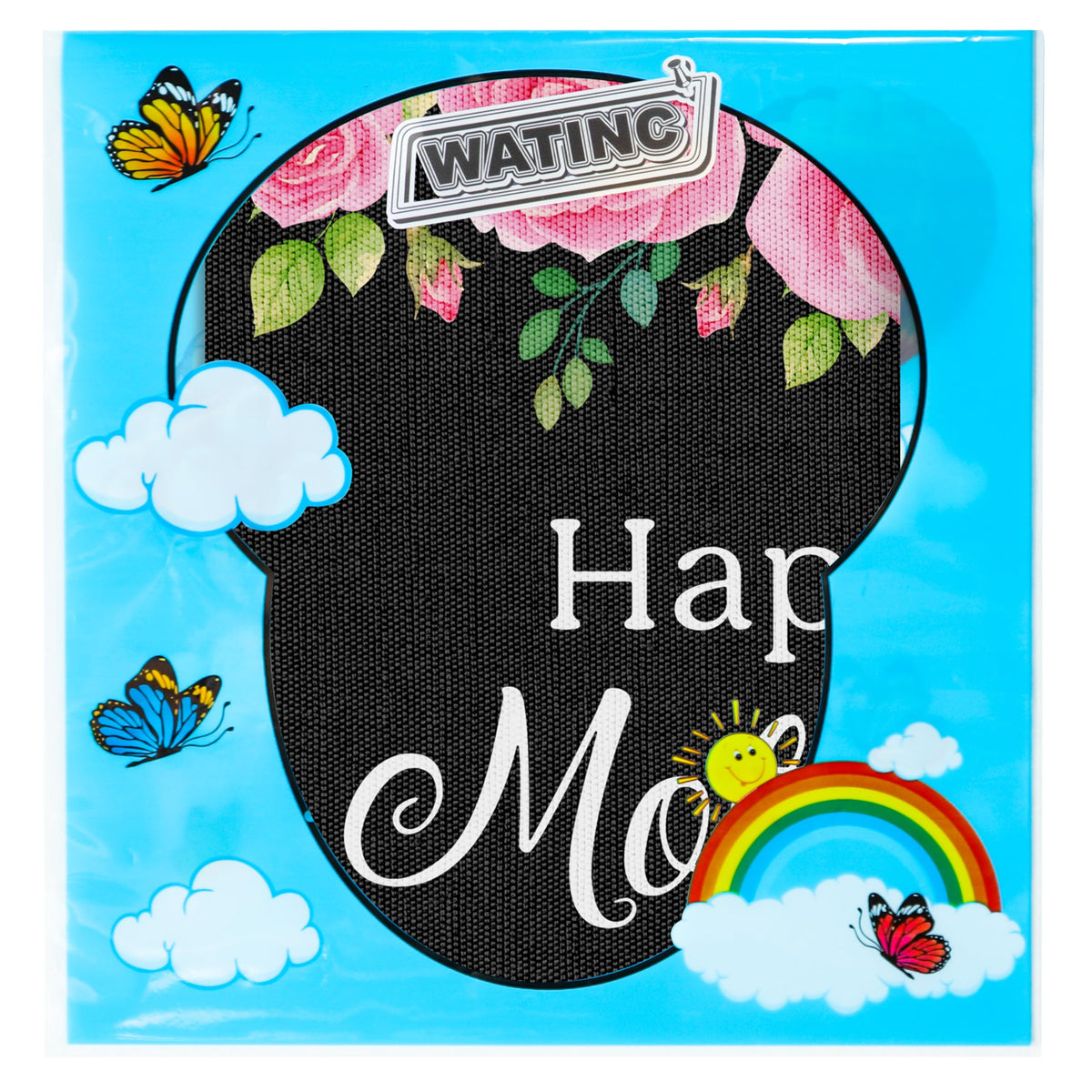 Watinc memorial flower flag suitable for Mother's Day remembrance gifting.