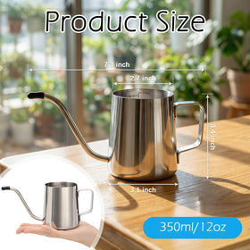 WATMTIN long spout enables spill-free watering in tight spaces.