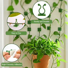 WATMTIN discreet design keeps clips hidden inside plant growth for a clean look.