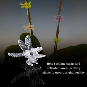 Watris Veiyi plant-support clip ornamental dragonfly guides vine growth