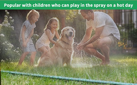 WATOO water-saving hose supports efficient lawn watering.