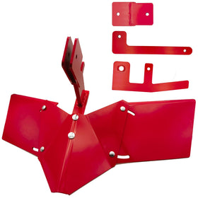 Wawews Hiller-Furrower kit bucket for stable rear-tine tiller attachment.