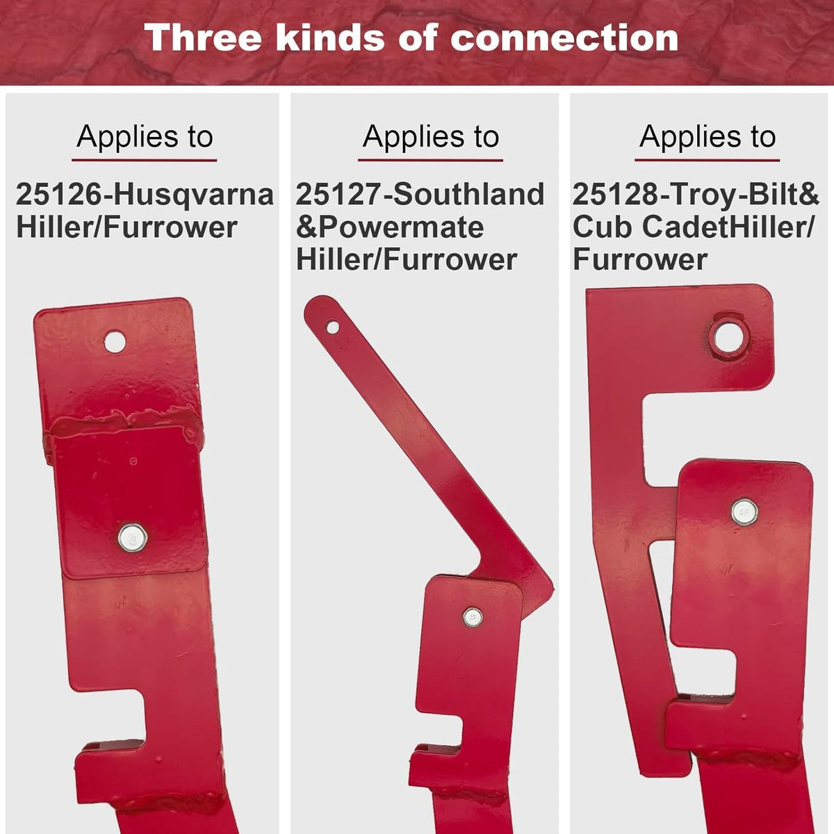 Wawews Hiller-Furrower Kit corrosion-resistant finish for outdoor use.