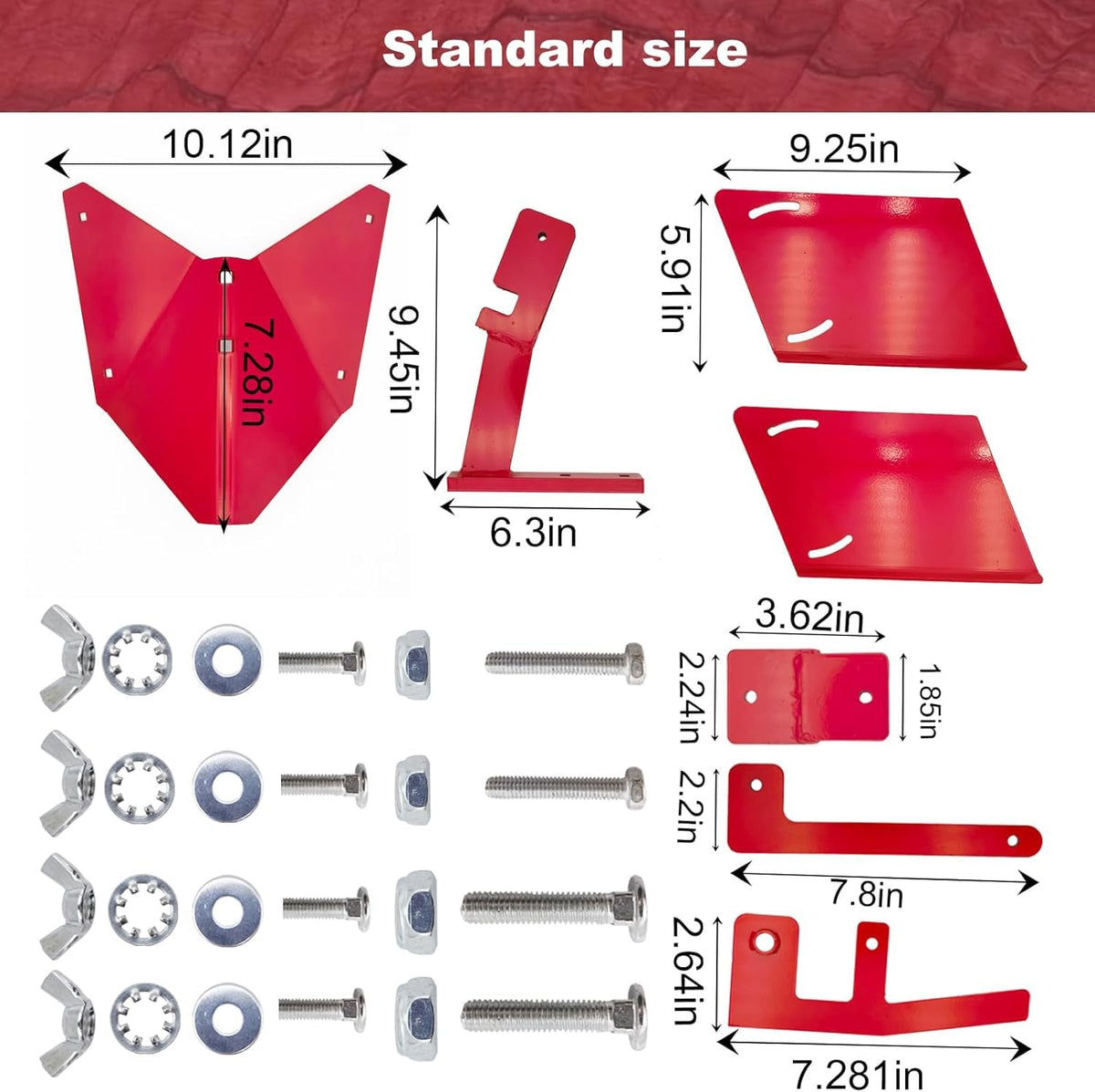 Wawews Hiller-Furrower Kit heavy-duty steel construction for long-lasting performance.