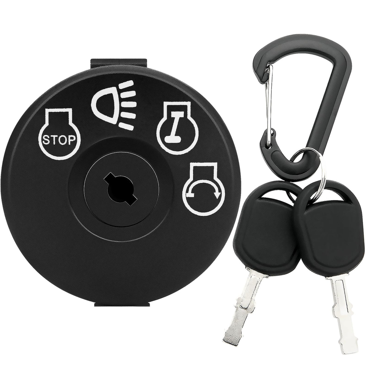 Wawews ignition switch with 4-position, 7-terminal design for versatile mower compatibility