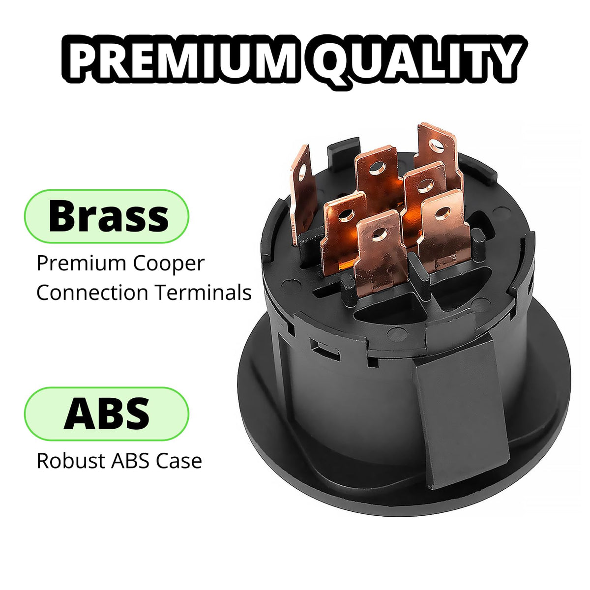 Wawews ignition switch plug-and-play enables quick, tool-free replacement