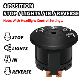 Wawews ignition switch side view demonstrates easy, tool-free installation