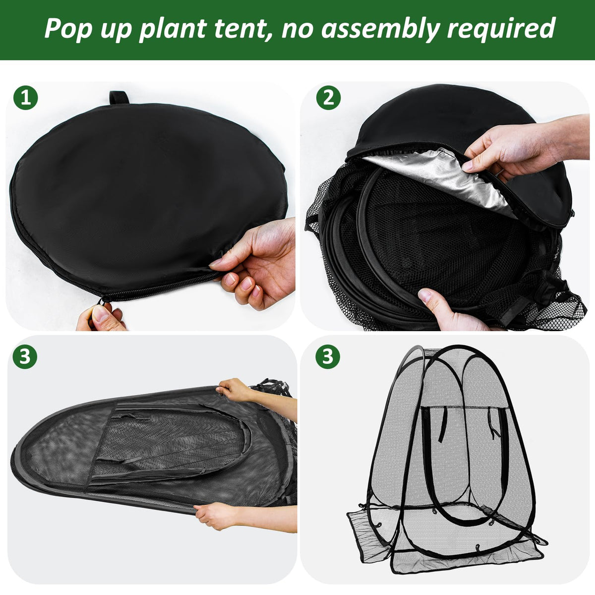 Waybas plant tent protects potted shrubs with adjustable coverage.