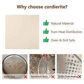 Waykea pizza stone demonstrates even heat distribution for consistent results