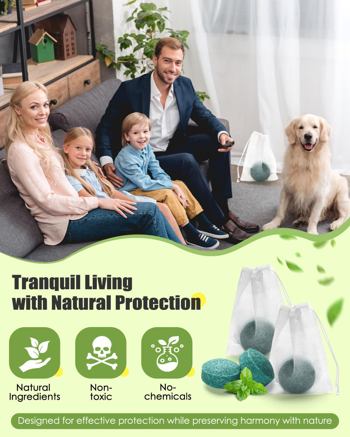 Waysla natural plant-based formula safe for humans and pets.