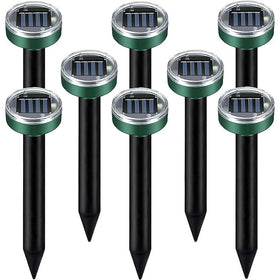 WAYSLA ultrasonic mole repellent with solar panel for chemical-free pest control