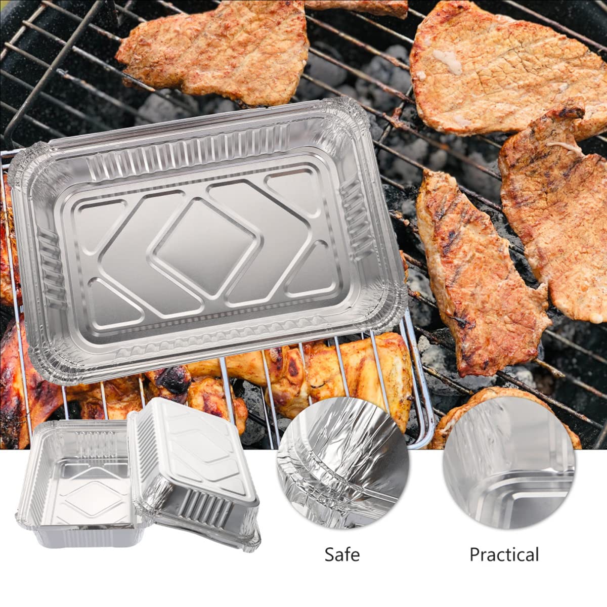 Waytiffer pan compatible with Spirit and Genesis grills for grease control