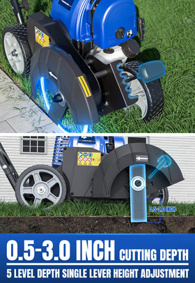 Wild Badger Power easy-start system reduces pull effort during startup.