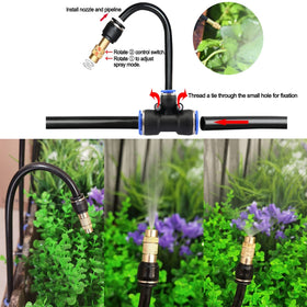 WCBMIRRI copper misting nozzles deliver fine, even mist for precise irrigation.