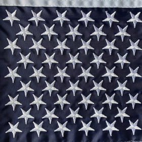 WDGG American flag garden flag with stitched stripes for durable outdoor decor.