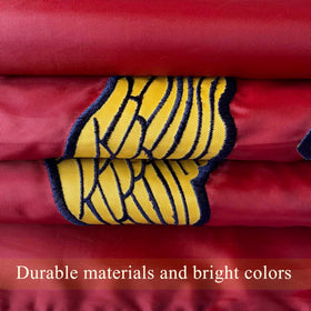 WDGG indoor-outdoor flag banner suitable for ceremonies and displays.