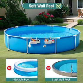 WDZREE cup holder attached to a basket keeps drinks secure by the pool