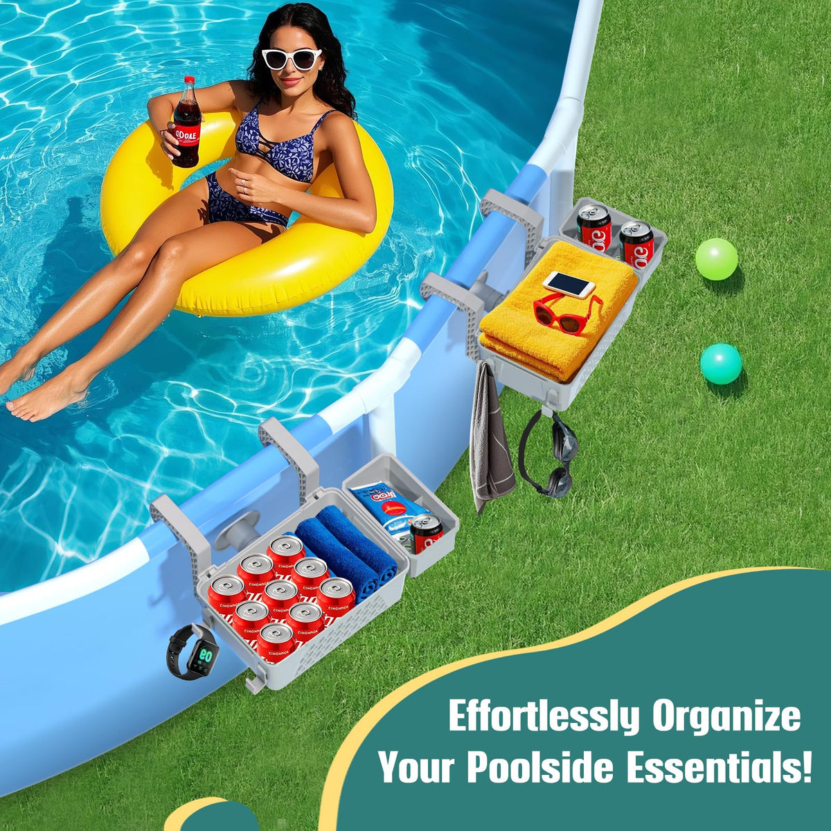WDZREE UV-resistant basket maintains color and shape under direct sunlight
