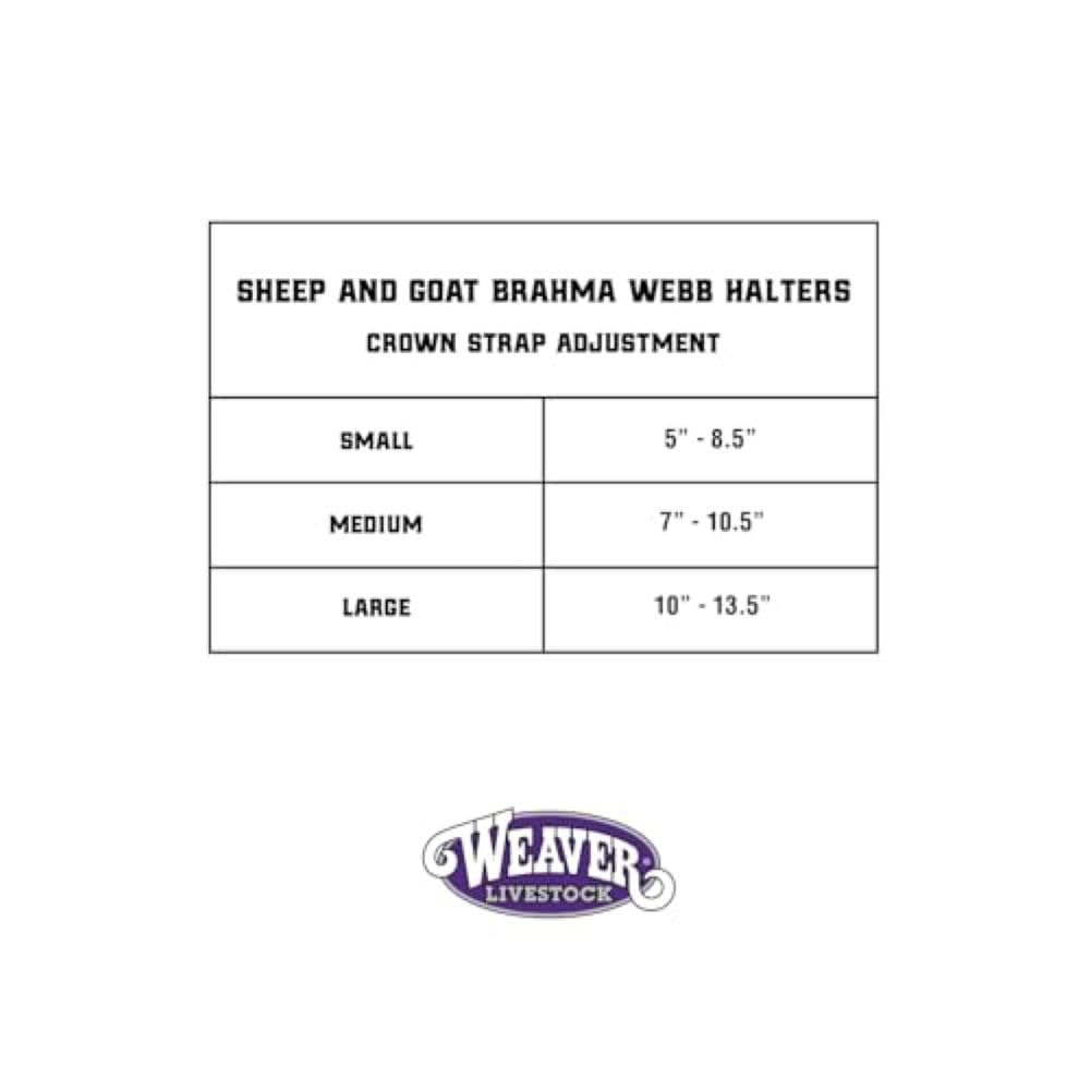 Weaver Leather Brahma Webb goat halter with lead side view quick secure attachment