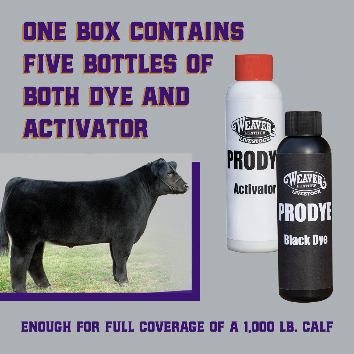 Weaver Livestock ProDye application gloves ensure clean, safe dye use