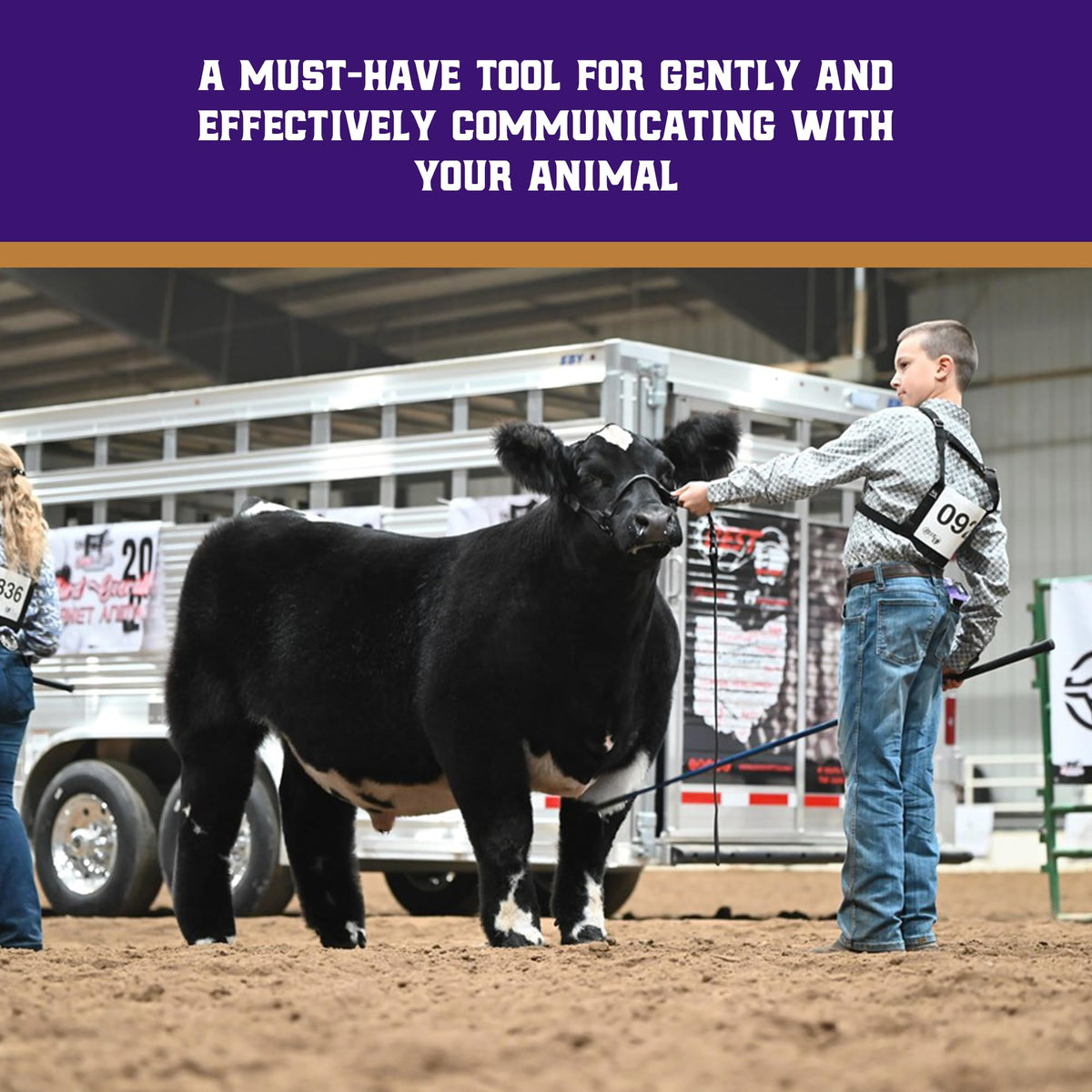 Customizable colors and sizes for the Weaver Livestock show stick to fit preferences