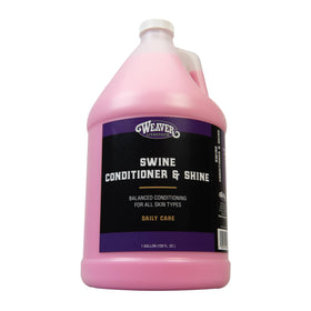 Weaver Livestock Swine Conditioner bottle pour for quick application and glossy coat