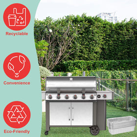 Webroil liners for Summit E/S-620, 470, 650 ensure tidy drippings and easy disposal.